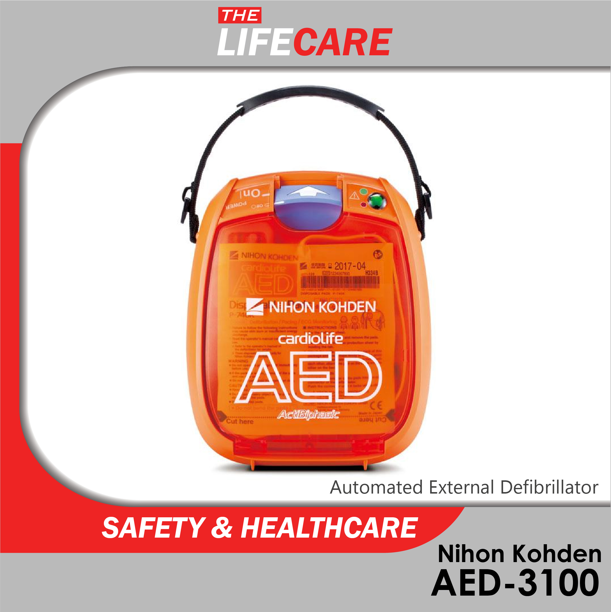 AED Stock in Malaysia Nihon Kohden Cardiolife AED3100 Automated